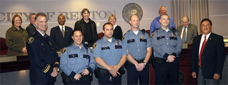 Renton Police officers