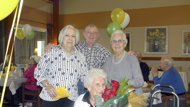 Valda Nelson celebrated her 102nd birthday on Jan. 6 with friends and family at The Lodge retirement community.