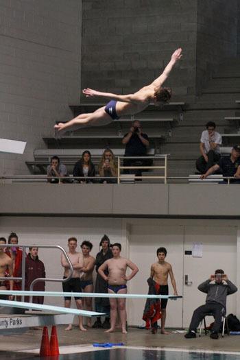 Lindbergh diver Derek Anderson competes this weekend on his way to a state championship.