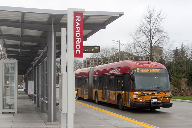 The new Tukwila Sounder Station provides access for Renton commuters.