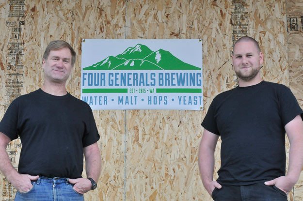 Four Generals Brewery owners Michael