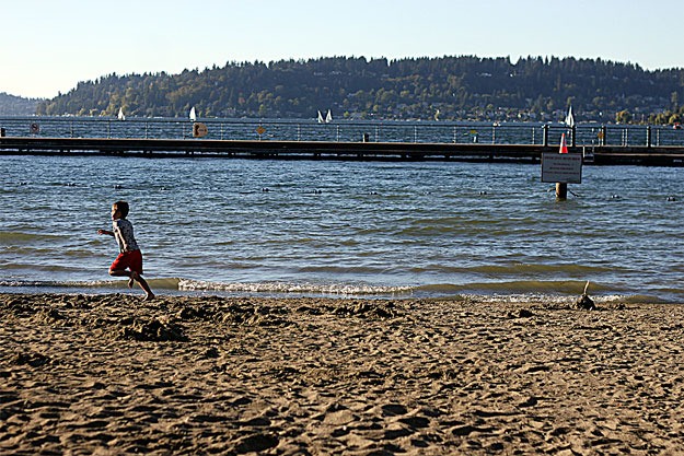 There’s a few more days left before kids have to go back to school. Kids were taking advantage of their vacation and the sunny weather at Gene Coulon Memorial Beach Park this week.