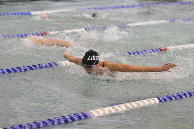 Liberty senior Nicole Lecoq placed among the top five in two events at the 3A state meet last year.