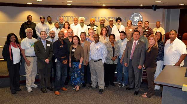 The city's Cultural Diversity Workshop group.