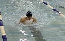 Liberty High School's Raymond Ha is swimming state-best times in the 100 breast stroke.