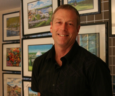 Firefighter and painter Richard Jahn started selling his art in 1986 at Renton River Days. Today is emerging as one Renton's most well-known local artists.