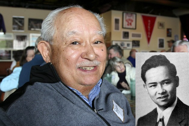 Royal Domingo was only one of a handful of Asians that attended Renton High School when he graduated in 1952. To the left
