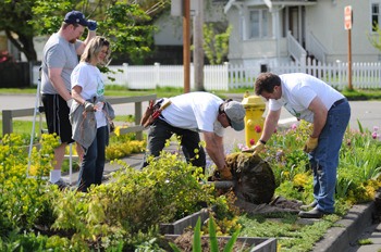 Volunteers work during Renton's 2012 event.