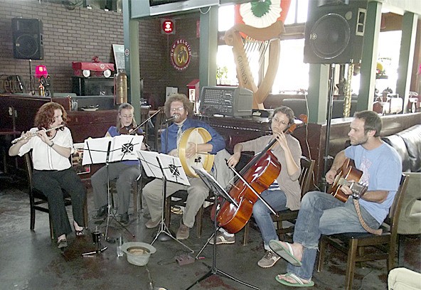 Seattle-based Irish band Fields Under Clover kicks off all day festivities at A Terrible Beauty for St. Patrick's Day starting at 10 a.m.