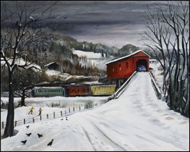 Renton-born artist Patrice Colvin is showing her work at Go Deli through the end of April.