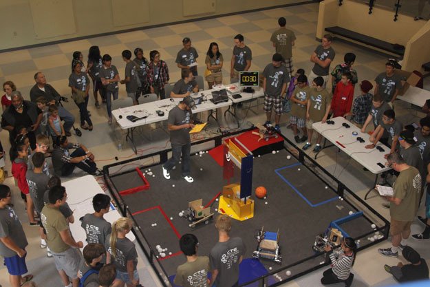 About 100 students from all over the district participated in a summer STEM camp at Lindbergh and Hazen high schools