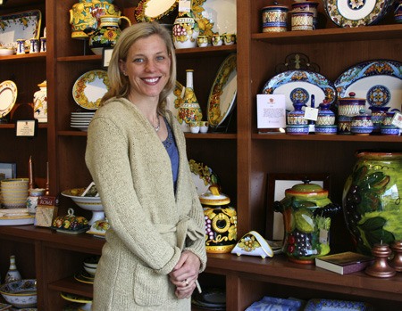 Co-owner Michelle Codd helped open a Poggi Bonsi kitchen and gift store at The Landing in December.