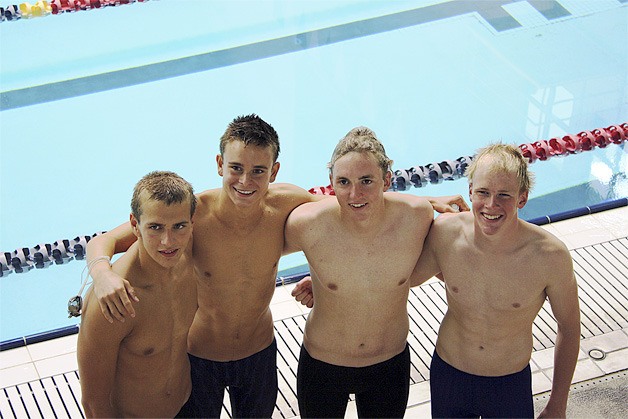 Kentridge swimmers Chase Bublitz