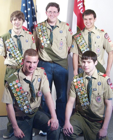 New Eagle scouts