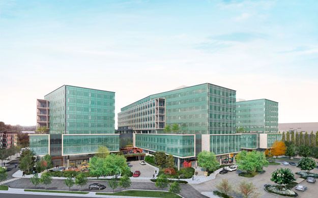 An artist's rendering of the new Southport Office complex.