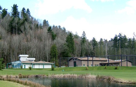 The City of Renton maintains a pumping station and treatment facility for its water well at the Maplewood Golf Course.