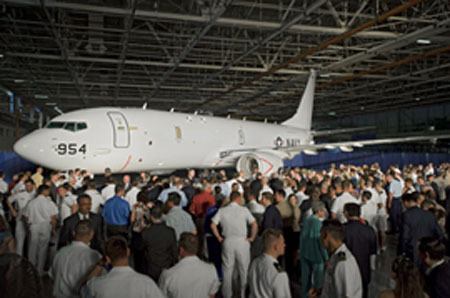 The Boeing Company and the U.S. Navy Thursday formally unveiled the P-8A Poseidon