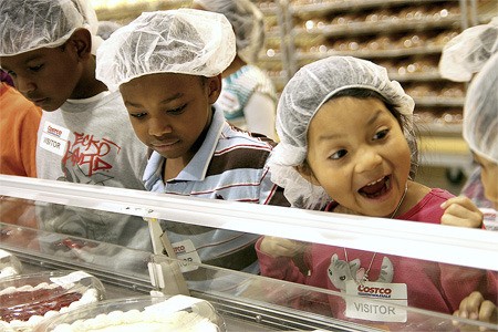 Campbell Hill kindergartners got an up-close-and-personal look at Costco recently.