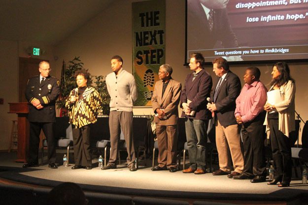 Living Hope Christian Fellowship  hosted an MLK Jr. celebration with a panel of community speakers: Police Chief Kevin Milosevich