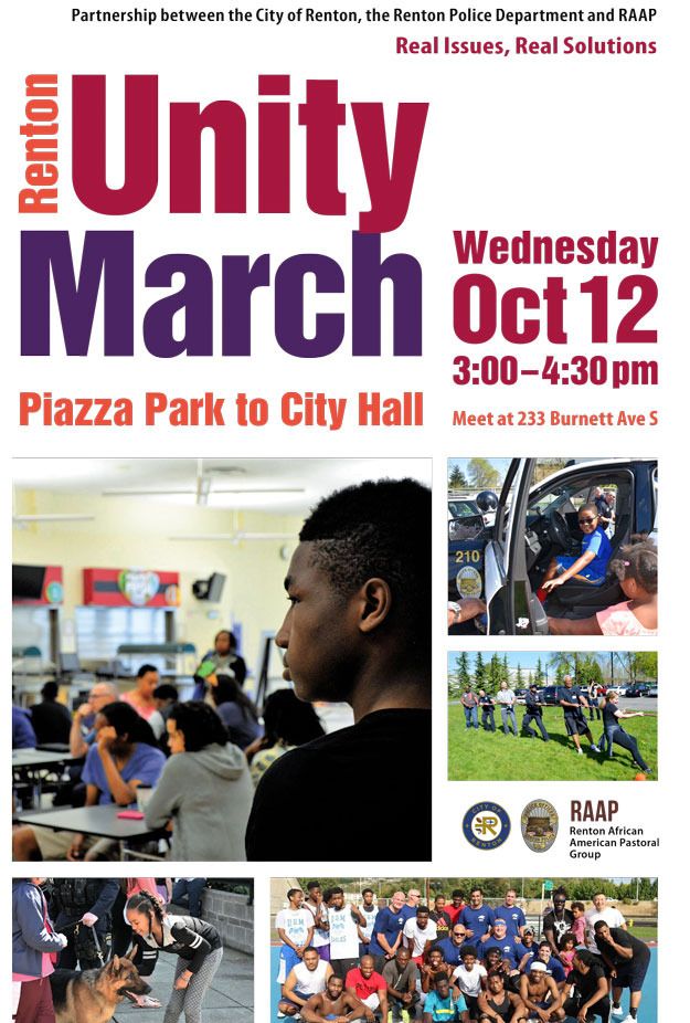 Unity March is scheduled for 3 p.m. on Oct. 12. The march will start at downtown Piazza park and will end at City Hall.