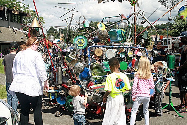 The Junk Chimes attracted kids and adults alike at the highly-anticipated Renton River Days last weekend.