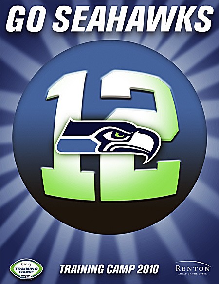 Go Seahawks cheer card. Download it.