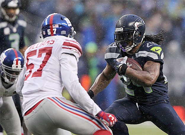 Marshawn Lynch is showing no signs of letting age slow him down.