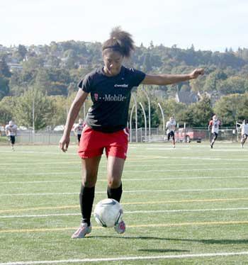 Sophomore Asia Brisco is one of the top returners this season for Renton.