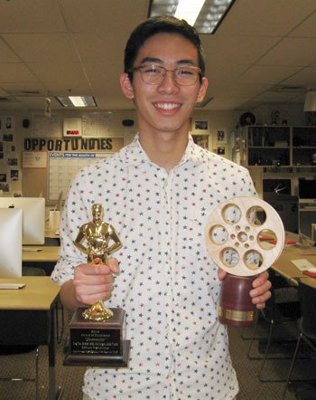Renton High School senior Long Tran recently took home an Award of excellence from the Northwest High School Film Festival.