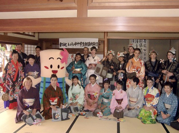 Renton School District students on their trip to Nishiwaki