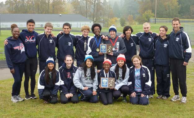 The Lindbergh cross country teams.