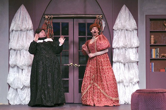 The Renton Civic Theatre’s production of ‘The Mystery of Irma Vep – A Penny Dreadful’ stars Scot Garrett and Buddy Mahoney.