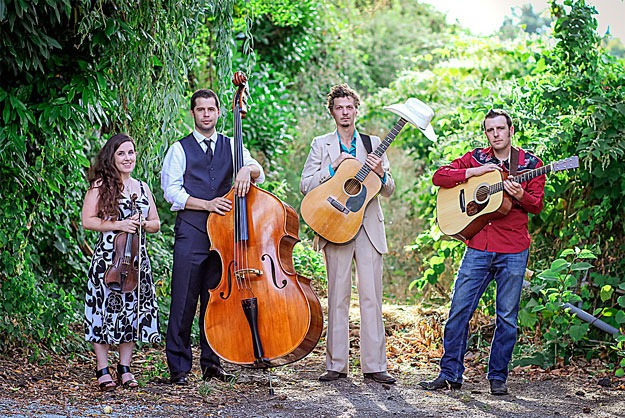 Bluegrass band The Mighty Dreadful includes