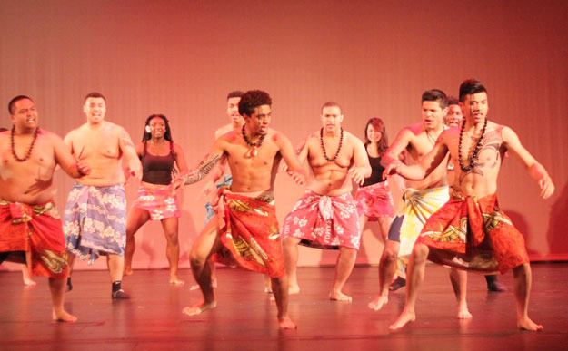 Students at Renton High School perform the Haka