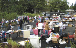 More than 50 volunteers helped turn unwanted goods into more than $3
