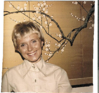 Kathy Burns as she looked as an elementary school teacher in 1970.