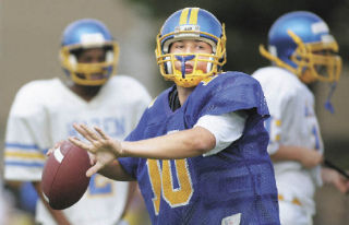 Sophomore quarterback Travis Johnson