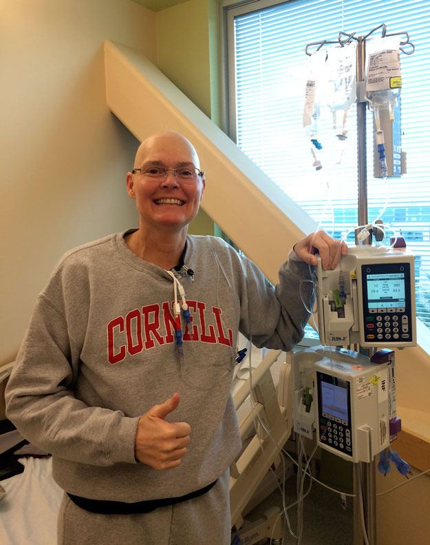 Renee Padgett of Renton has been fighting a rare form of cancer for four years. Here