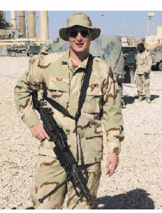 U.S. Army specialist Rory Dunn volunteered for service in Iraq in 2004.