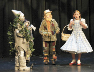 Hazelwood Elementary School  preformed the “Wizard of Oz” at the IKEA Preforming Arts Center at Renton High School on Thursday. Kate Allen as Dorothy