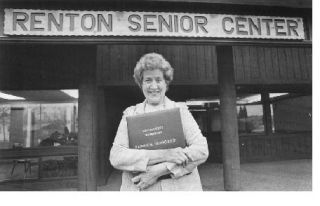 Bernice Hoggard retired as director of the Renton Senior Center in 1986.