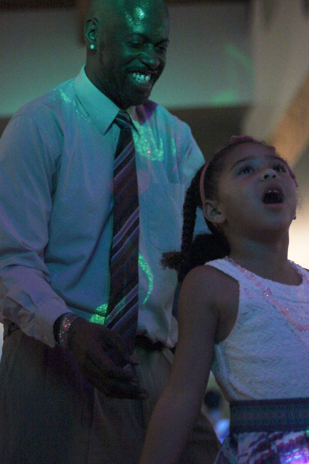 Dads and daughters celebrate an early Valentine’s Day at dance | GALLERY