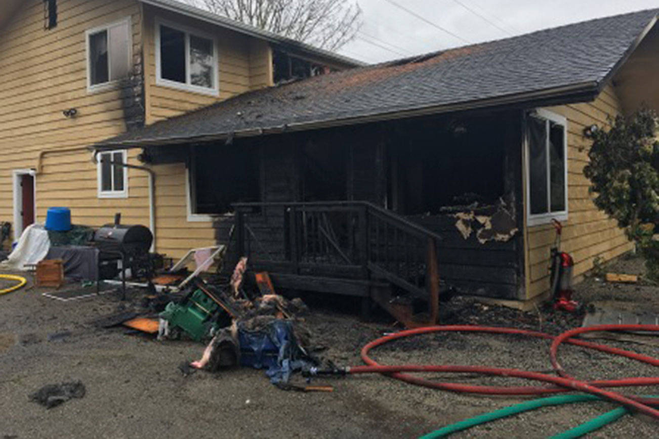 House fire erupts in Skyway; no one injured