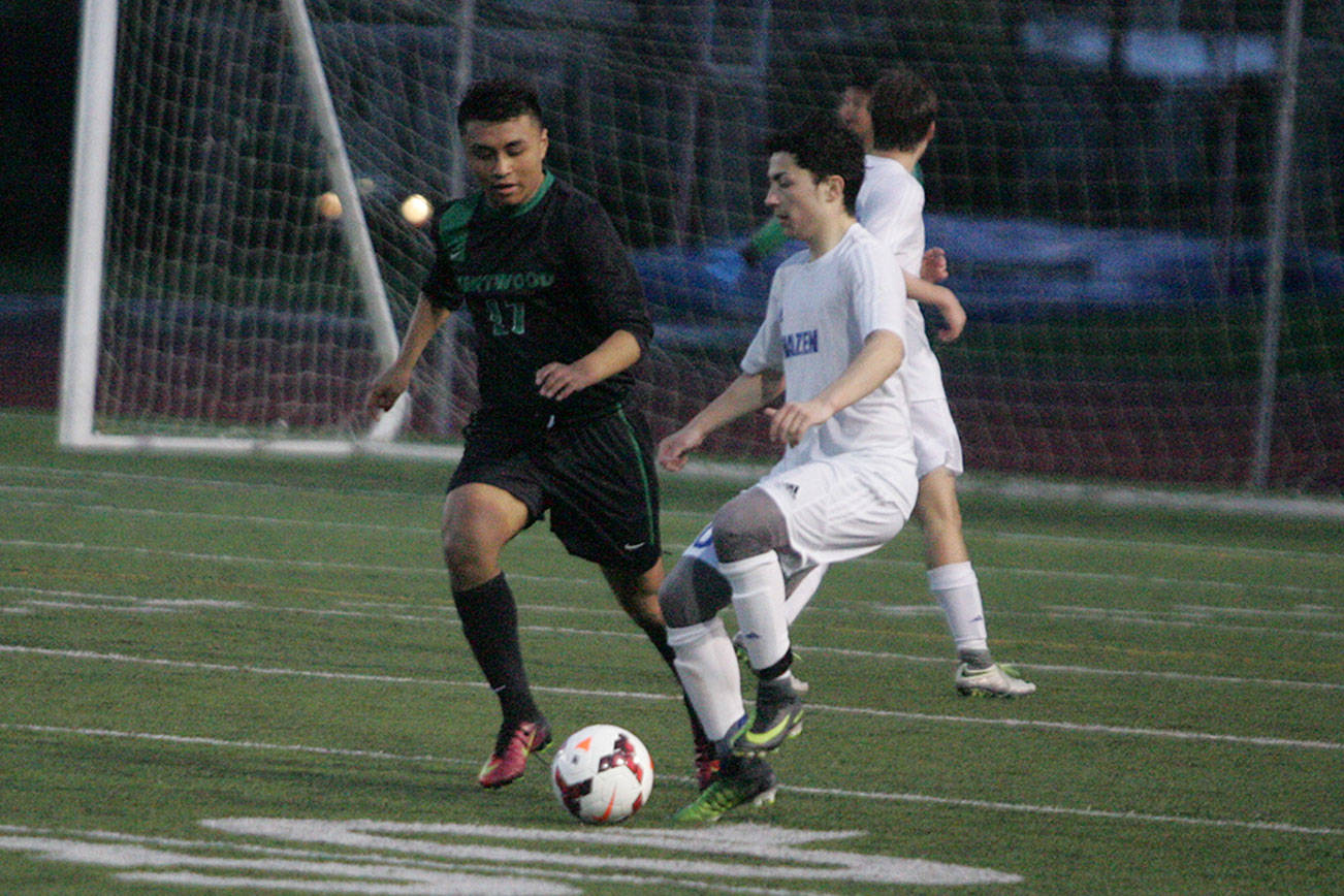 Hazen boys soccer lose to Kentwood on April 18 | GALLERY