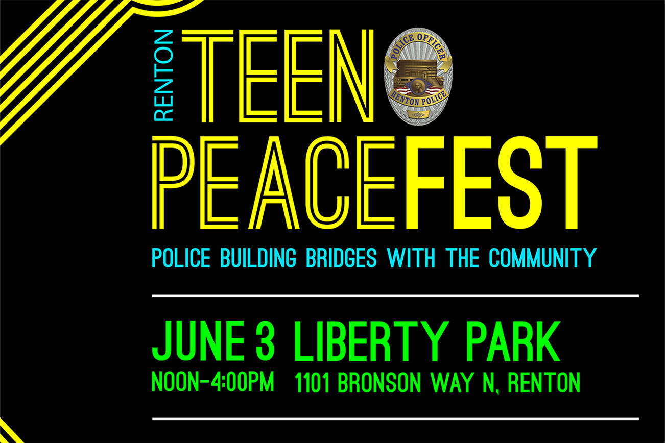 Renton police gear up for Teen Peace Fest