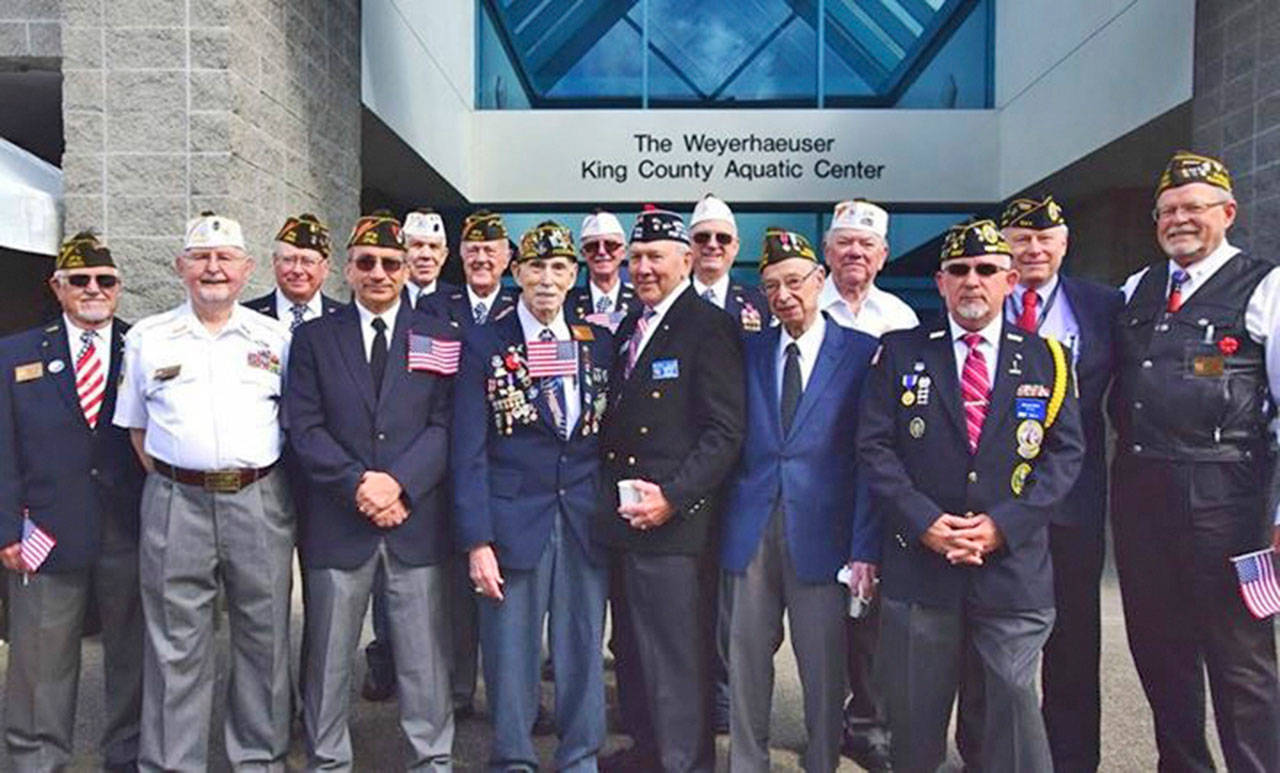 Area veterans gathered for the special ceremony. COURTESY PHOTO