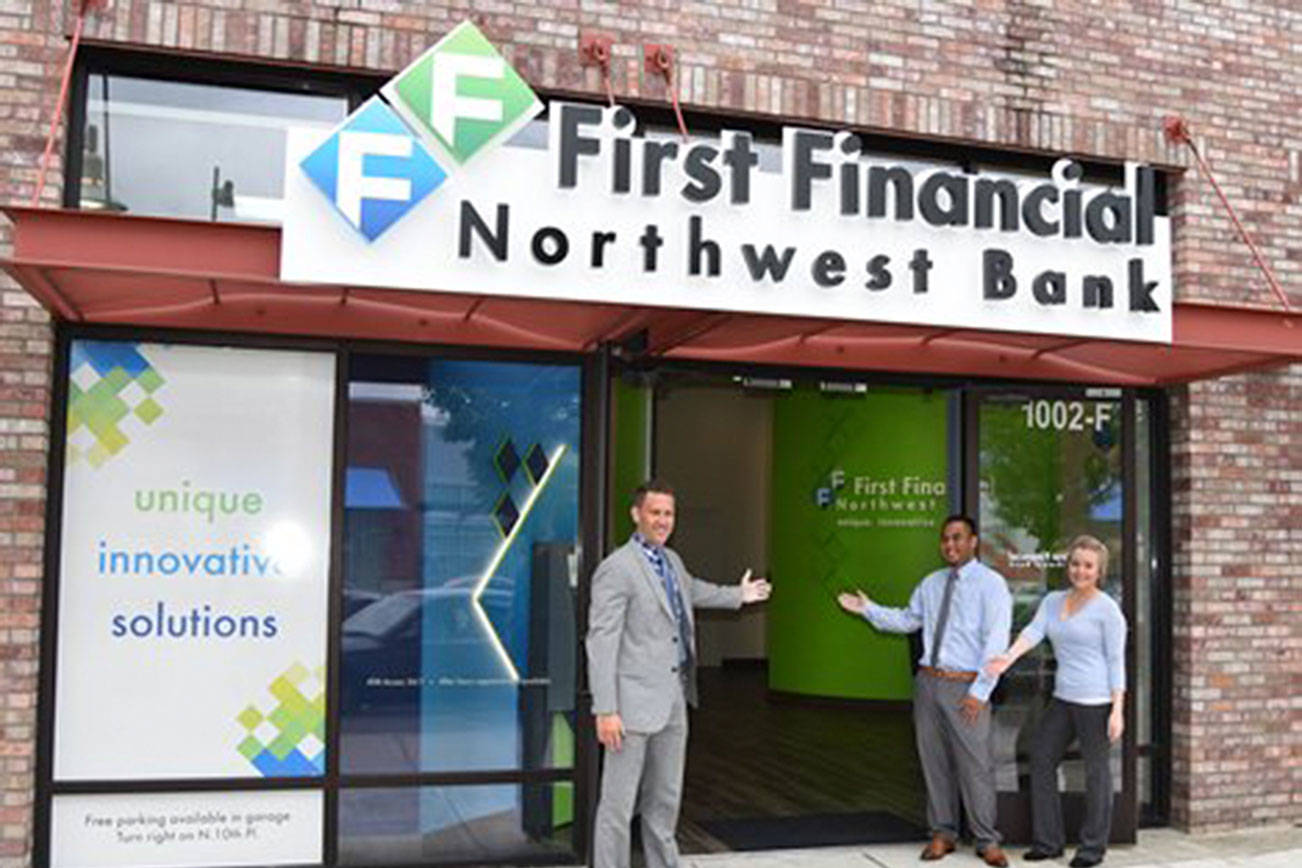 First Financial Northwest Bank has a location at The Landing. (Photo courtesy)