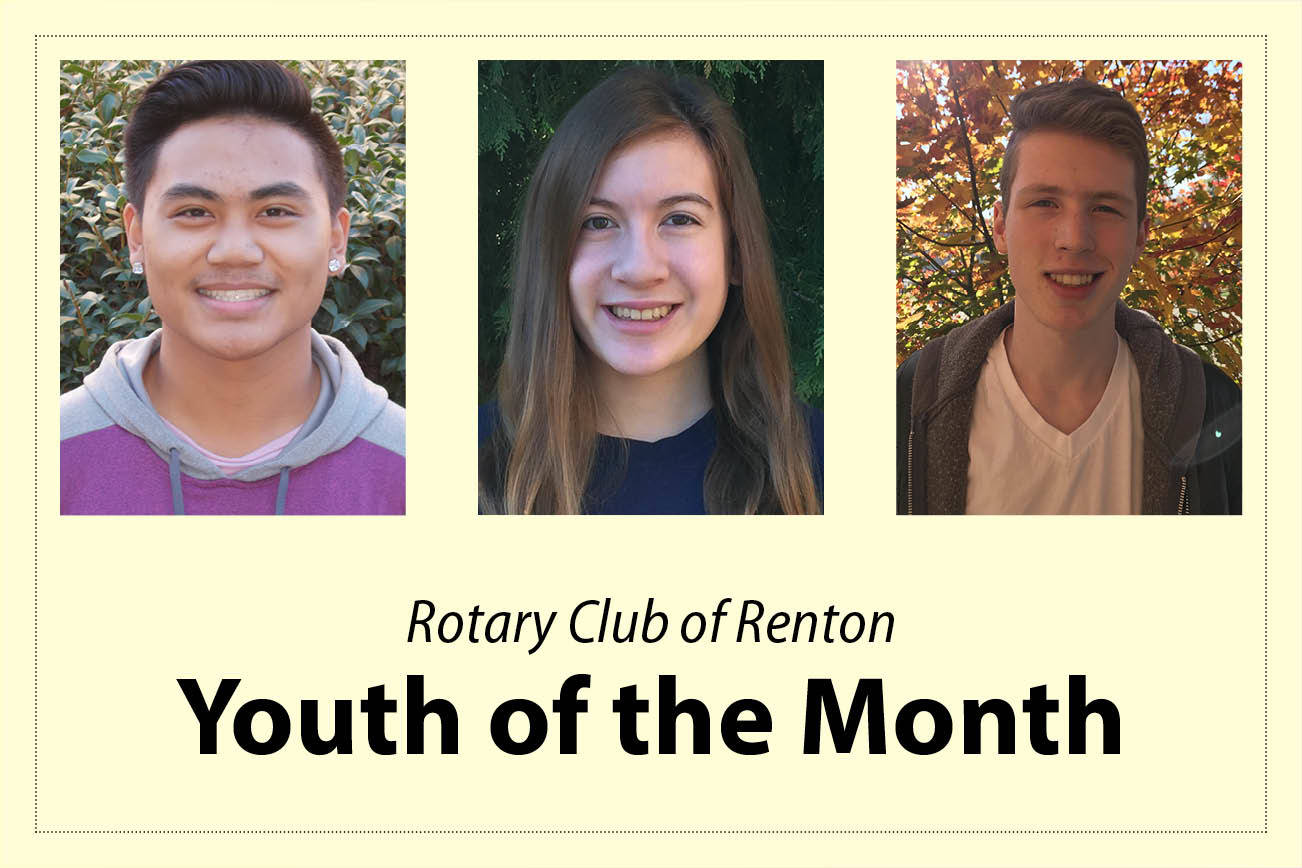 Renton Rotary selects December Youth of the Month