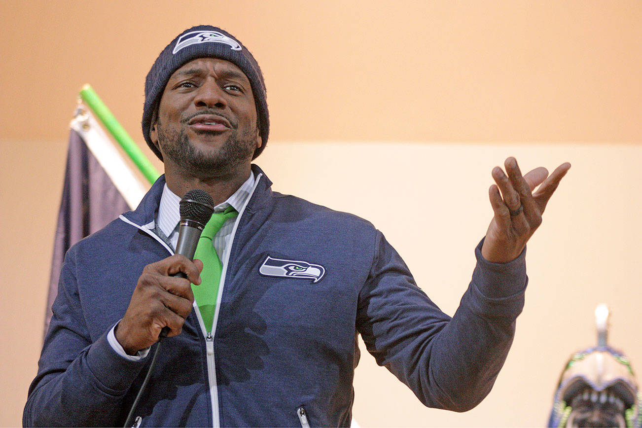 Seattle Seahawks safety fields question at inaugural answers for Elders’ 12 Days of Goodness
