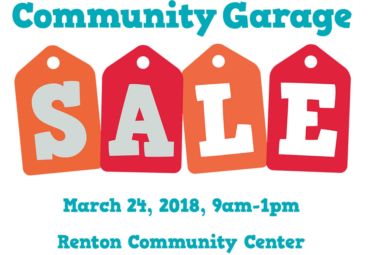 Take your shopping bag to Community Garage Sale on March 24